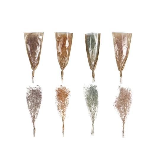 Hello Honey® 23.5" Dried Natural Baby's Breath Bunch, 4ct.